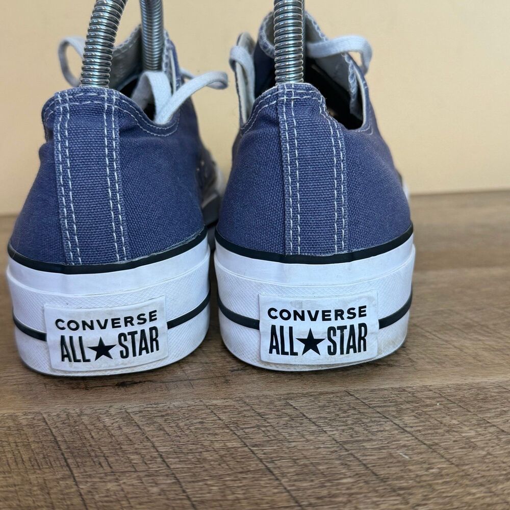 Converse Chuck Taylor All Star Lift Low trainers platform shoes sneakers size 9 - Picture 2 of 8